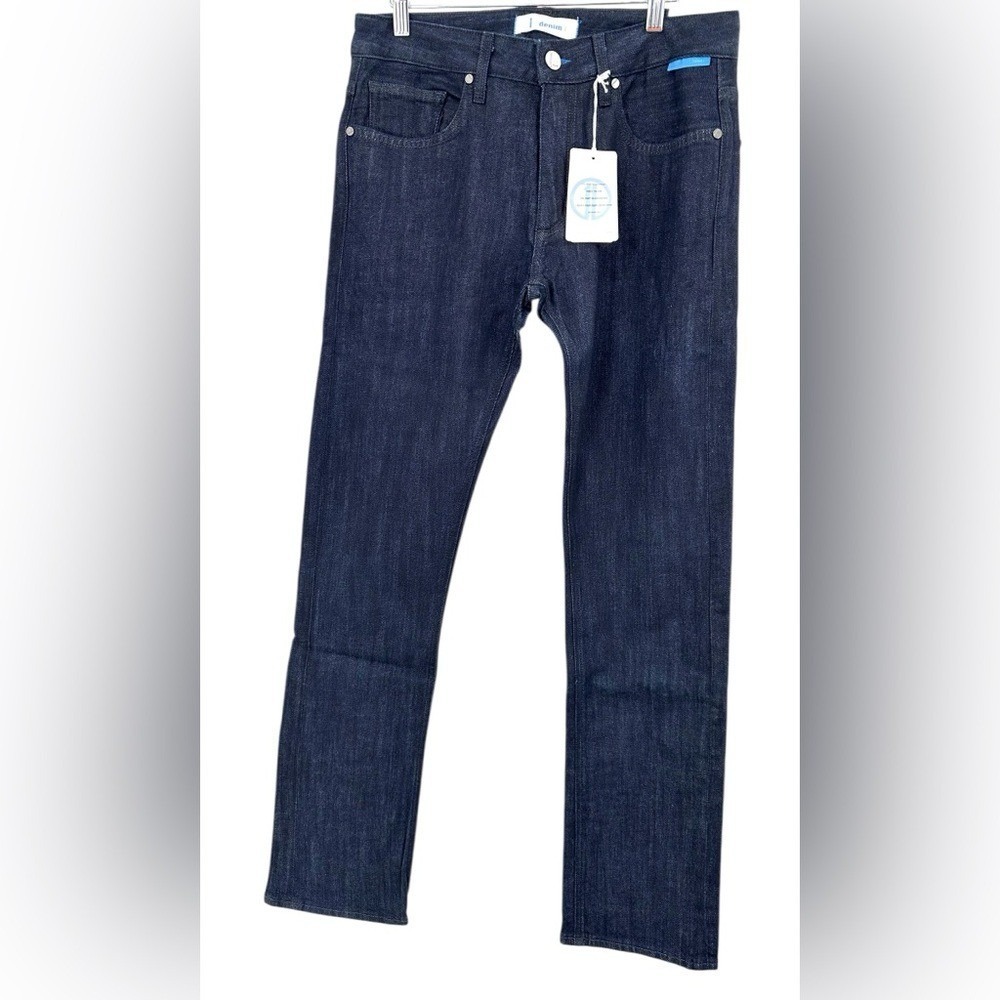 1 DENIM Slim Straight Jeans Wilton Dark Wash "The Plot" 5-Pocket Men's 31x32 NWT
